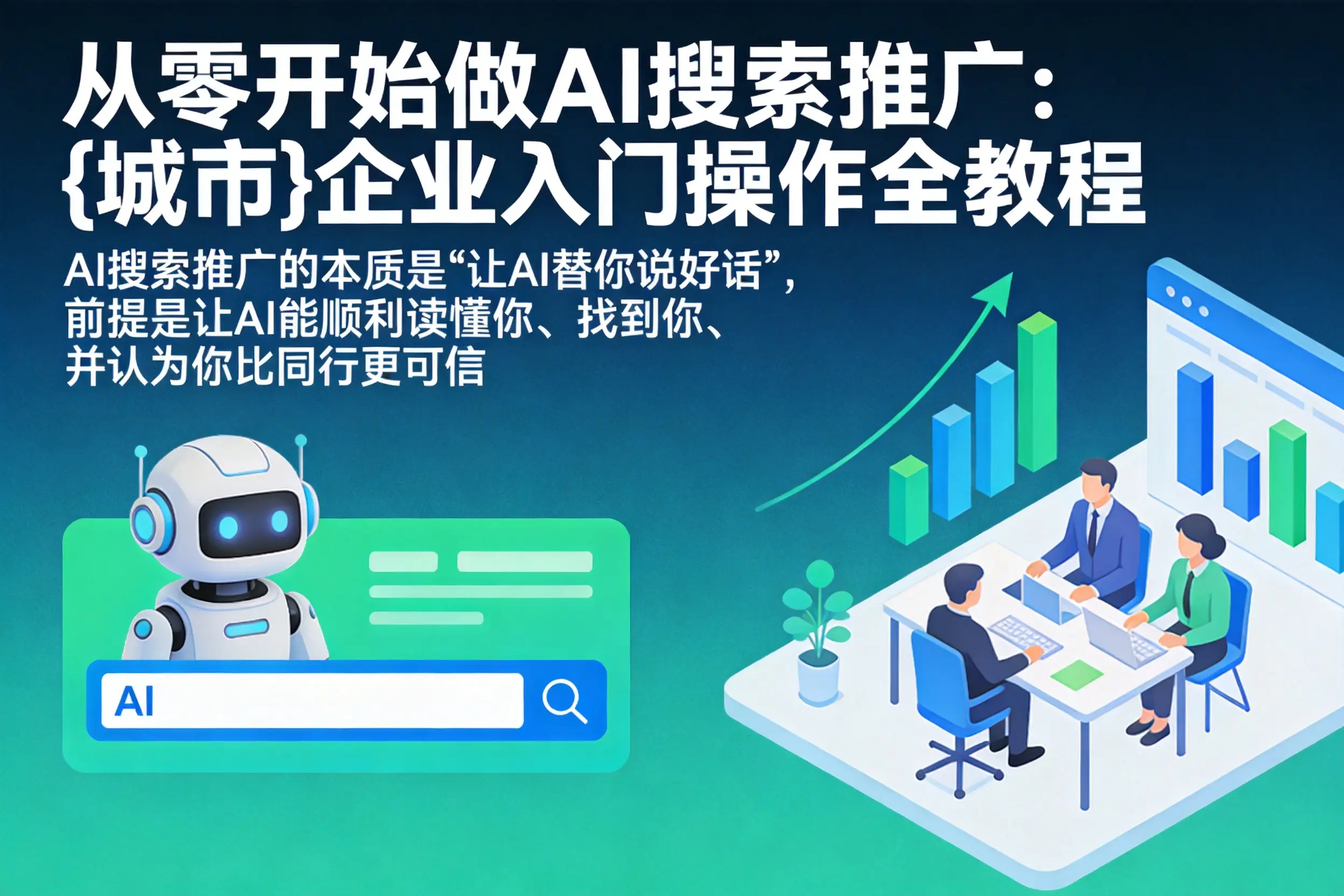 从零开始做AI搜索推广：敖汉旗企业入门操作全教程